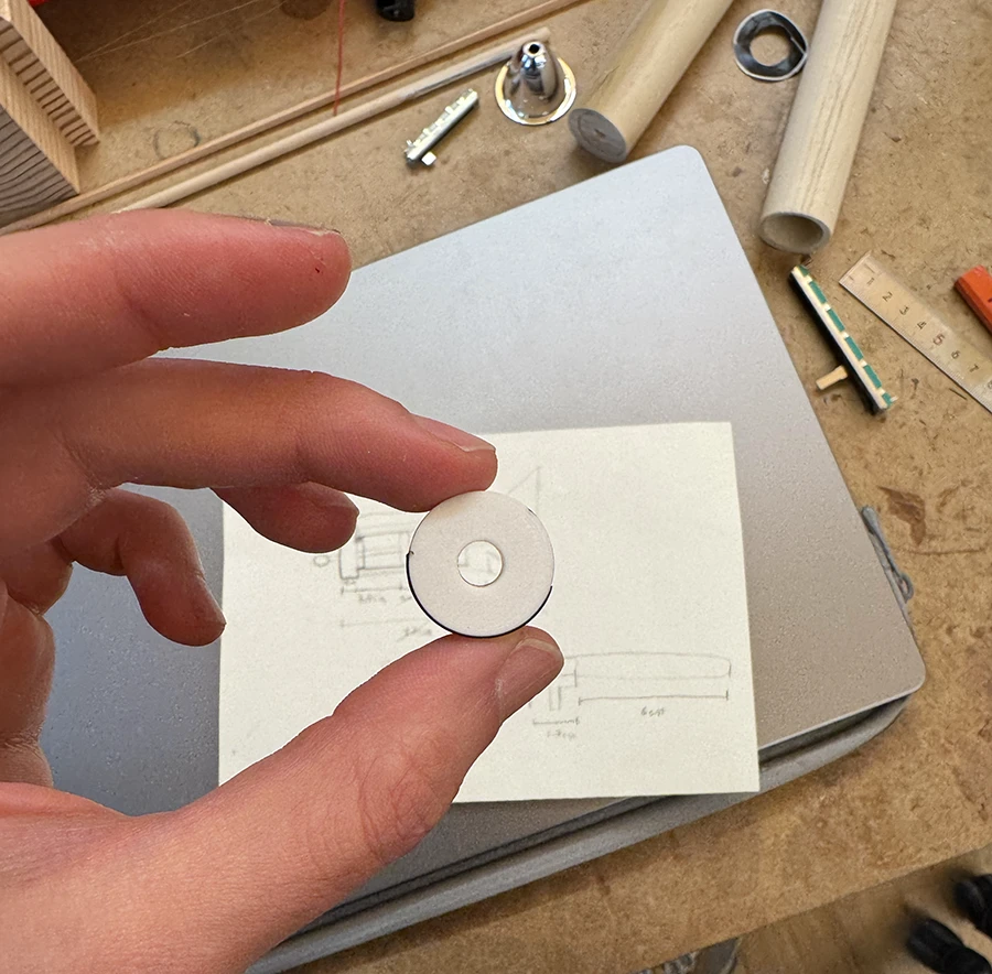 3D printed disk.